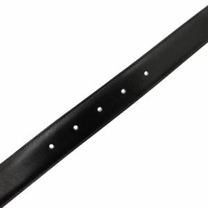 dunhill タグ付き スクエアバックル ベルト ブランドロゴ刻印 レザー 黒 ブラック 38