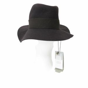 ARMANI COLLEZIONI 中折れ帽 タグ付き 中折れハット ウール100％ サイズ58 茶色 ブラウン GY 0203
