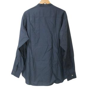 BEAUTY&YOUTH UNITED ARROWS バンドカラーシャツ 3点セット テーパードシルエット 半袖 長袖 無地 L ネイビー グレー X