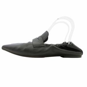 TOD'S 22AW テーパードトゥ レザーローファー ブラック 36