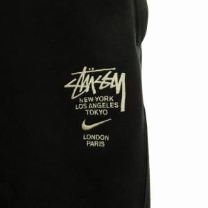 NIKE STUSSY 21SS NRG ZR FLEECE PANT BLACK SWEAT PANTS