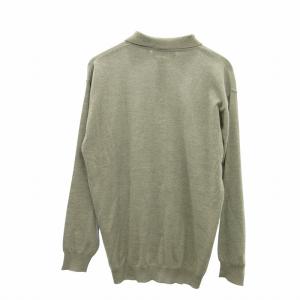 Christian Dior Monsieur 美品 プルオーバーニット ウールコットン グレー 3 約L AA 0207