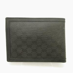 GUCCI オールドグッチ 034-381-0635 マイクロGG カードウォレット コンパクト 二つ折り財布 ロゴ 総柄 ヴィンテージ