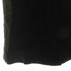 BURBERRY LONDON タグ付き ベルベット ベロア マキシスカート ロング丈 42 茶 0314 GY09