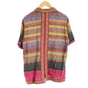 KAPITAL シャツ カジュアル 総柄 半袖 3 L マルチカラー