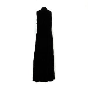 RALPH LAUREN COUNTRY ヴィンテージ 90’s ワンピース ロング ノースリーブ ベロア 9 M 黒 ブラック