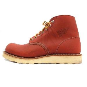 6インチ クラシック プレーントゥ 6inch CLASSIC PLAIN TOE ショートブーツ レザー レースアップ US7.5