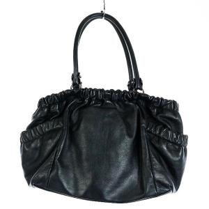 Salvatore Ferragamo ハンドバッグ ヴァラリボン レザー ブラック