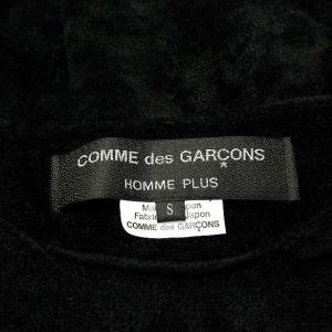 COMME des GARCONS HOMME PLUS ベロアニットセーター S ブラック