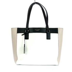 トートバッグ 牛革 ホワイト WKRU5840