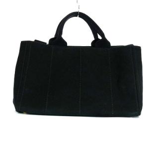 PRADA BN2642 カナパ トートバッグ 2WAY デニム 黒