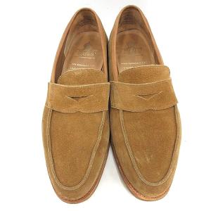 Crockett & Jones UNITED ARROWS 別注 SELSEY スエードローファー 6.5E ブラウン