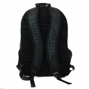 EMPORIO ARMANI リュックサック 総柄 ナイロン ブラック