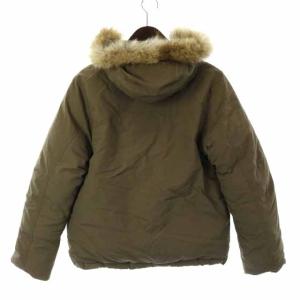 WOOLRICH ダウンジャケット フード ファー M ブラウン