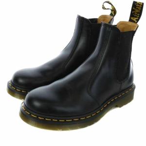 Dr.Martens チェルシーブーツ ショートブーツ サイドゴア レザー 6 ブラック