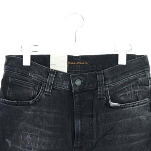 Nudie Jeans Lean Dean 087 USED加工デニムパンツ ブラック