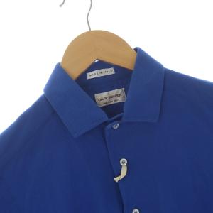 GUY ROVER ビームス BEAMS カノコ ポロシャツ ワンピースカラー 半袖 M 青 ブルー
