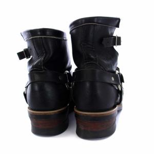 CHIPPEWA エンジニアブーツ ショートブーツ レザー 8.5D ブラック