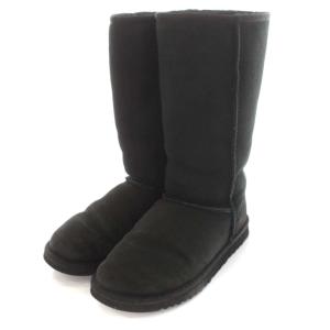 UGG australia 5815 W CLASSIC TALL クラシック トール ムートンブーツ 靴 シューズ W6 23cm 黒 ブラック