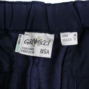 GRAMiCCi BEAMS GOLF クライミングパンツ ジップフライ ベルト ロゴ M 紺 ネイビー GMP-20F1622