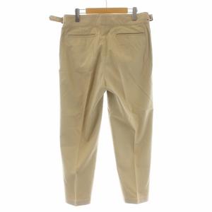 Brilla per il gusto スロウガン SLOWGUN グルカパンツ テーパード センタープレス ツイルタック ベルト 34 L ベージュ 24-23-0406-608