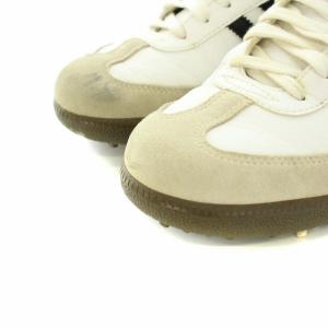 adidas サンバゴルフ SAMBA GOLF ゴルフシューズ レザー スエード US7 24.5cm 白 ホワイト 黒 ブラック 675614
