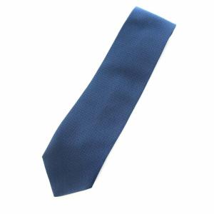 クラヴァット ネクタイ レギュラータイ しし座 プリント 絹 シルク 紺 ネイビー