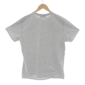 Maison Kitsuné フォックスヘッド Tシャツ カットソー クルーネック プルオーバー 半袖 ワンポイント M グレー