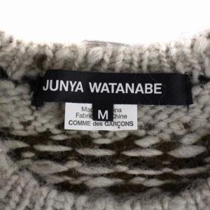 JUNYA WATANABE COMME des GARCONS AD2022 22AW ジャガードニット M グレー
