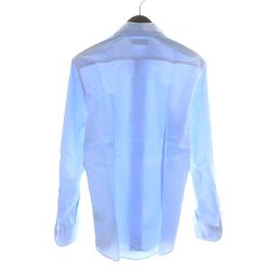 TOMORROWLAND PILGRIM 22SS 120/2コットンフレンチツイルループボタンダウンシャツ ワイシャツ ドレスシャツ 長袖 S 青