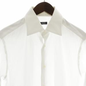 BARBA シャツ ワイシャツ レギュラーカラー 長袖 39/15.5 M 白 ホワイト