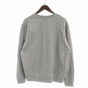 A.P.C. Standard VPC スウェットシャツ トレーナー ロゴ フロッキープリント 長袖 M グレー 24246-1-93583