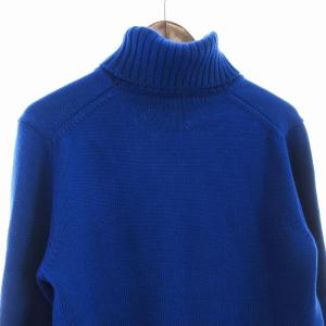 ZANONE ニット セーター 長袖 タートルネック 48 青 ブルー /EE