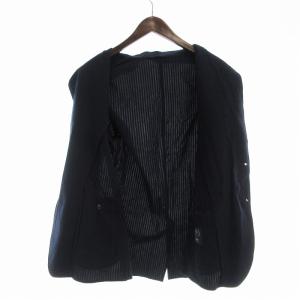 BEAMS F テーラードジャケット ブレザー シングル 46 紺 ネイビー 21-16-1690-559 /EE