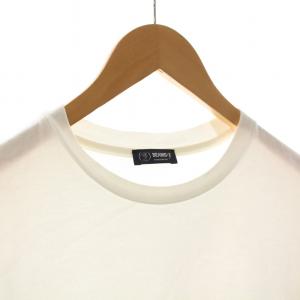 BEAMS F コットン クルーネック Tシャツ 半袖 プルオーバー L ホワイト 21-04-0161-849 /NQ