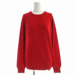 ニット セーター 長袖 カシミヤ 3 赤 レッド SL6W-226 /EE