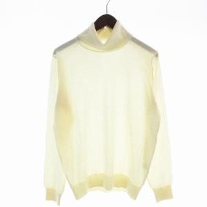 ニット セーター タートルネック 長袖 3 アイボリー SLW-076 /EE