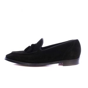 Crockett & Jones TELFORD タッセルローファー スエード 6.5E ブラック 20231
