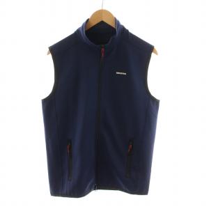 3D LOGO VEST ベスト ゴルフ GOLF ストレッチ ジップアップ M ネイビー BBG221M13