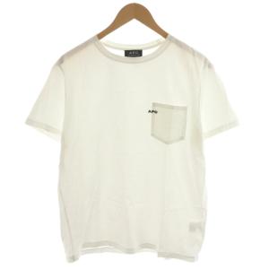 Tシャツ カットソー 半袖 ロゴ M 白 ホワイト /AN66
