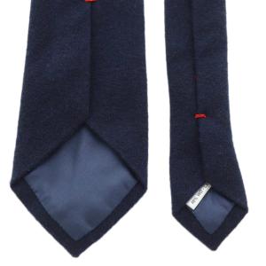 FRANCO BASSI for BEAMS F レギュラータイ ネクタイ カシミヤ ウール混 紺 ネイビー /AN9