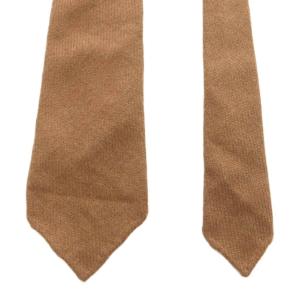 DRAKE'S Michael J Drake by レギュラータイ ネクタイ 茶 ブラウン /AN26