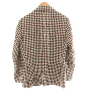 STILE LATINO VINCENZO 35 テーラードジャケット チェック柄 46 ブラウン