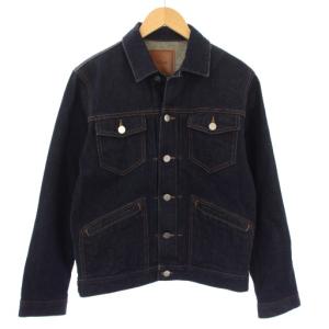 フォロー follw デニムジャケット Gジャン ジージャン M ネイビー F-B-MJ001 /TK