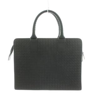 BOTTEGA VENETA イントレチャート ビジネスバッグ ブラック