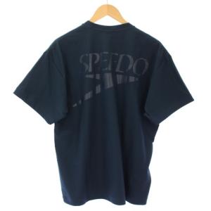 ALWAYTH Speedo RushT Tシャツ カットソー 半袖 S ネイビー SA32302BE