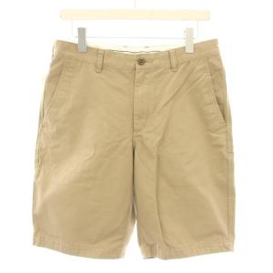 ベーシックチノショーツ ショートパンツ ジップフライ タグ付き M ベージュ 11-25-1092-803
