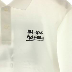 BEAMS GOLF オールグッドフラワーズ ALL GOOD FLOWERS ゴルフウェア ロゴポロシャツ 半袖 プリント
