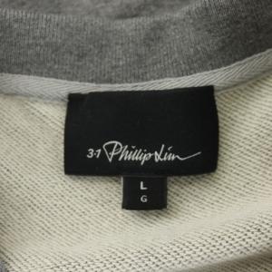 3.1 phillip lim 長袖クラシッククルーネックスウェットシャツ トレーナー L グレー S191-1597LWFM /AN17