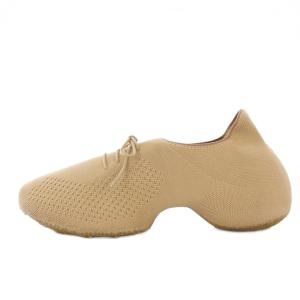 MESH LOW-TOP SNEAKERS スニーカー ニットファブリック 41 ベージュ TK-360